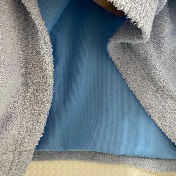 NWOT L&G Terry Fuzzy Quarter Zip - Picture 2 of 7